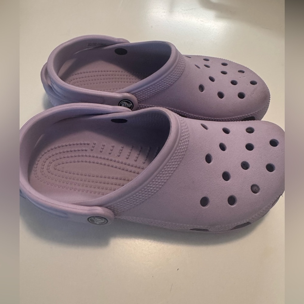 CROCS Women's Lavender Mules - Picture 2 of 6